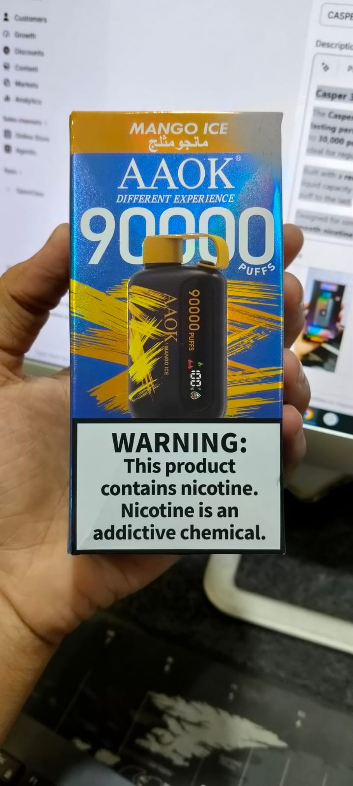 AAOK 90K (90,000 Puffs) DTL Disposable Vape