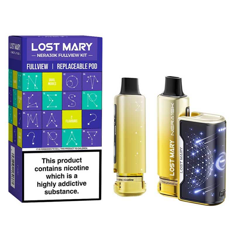 Lost Mary Nera30k Fullview Prefilled Pod Vape Kit