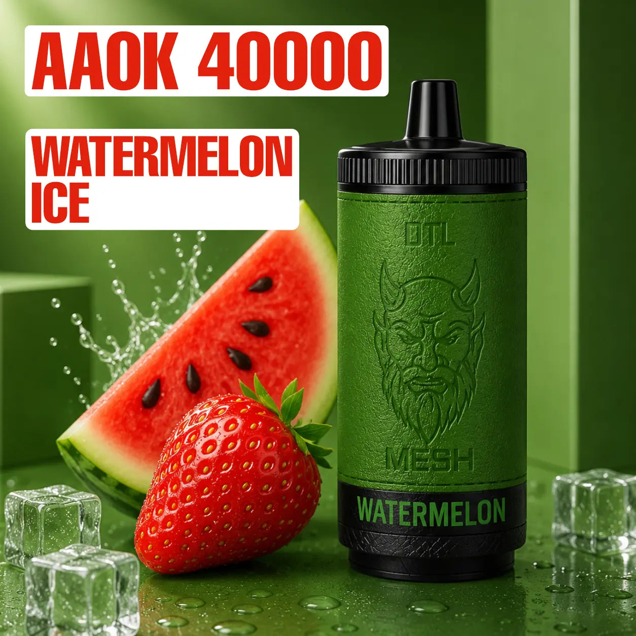 AAOK AK - 40000 disposable vape - Watermelon Ice flavour