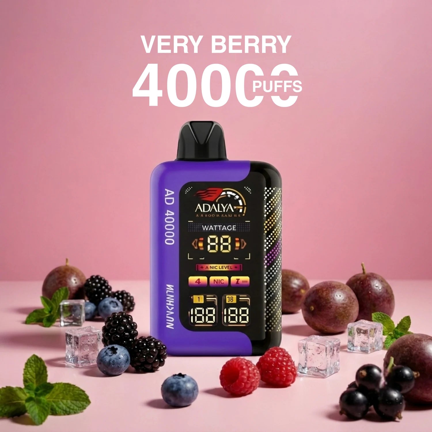 Adalya AD40000 disposable vape - Very Berry flavour