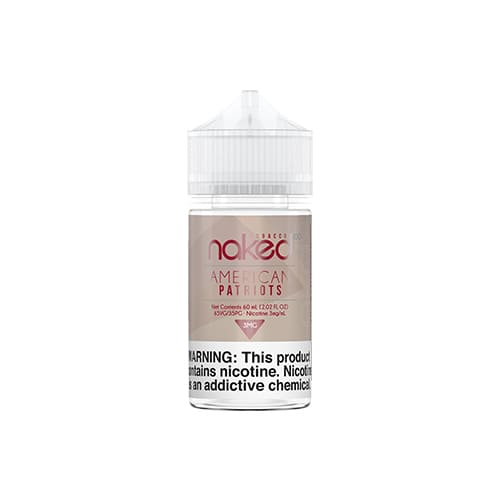 AMERICAN PATRIOTS BY NAKED 100 TOBACCO 60ML | 3,6,12MG
