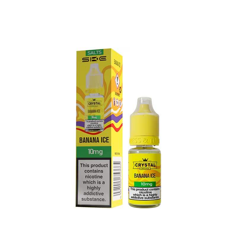 SKE Crystal Banana Ice Nic Salt E-Liquid 10ml