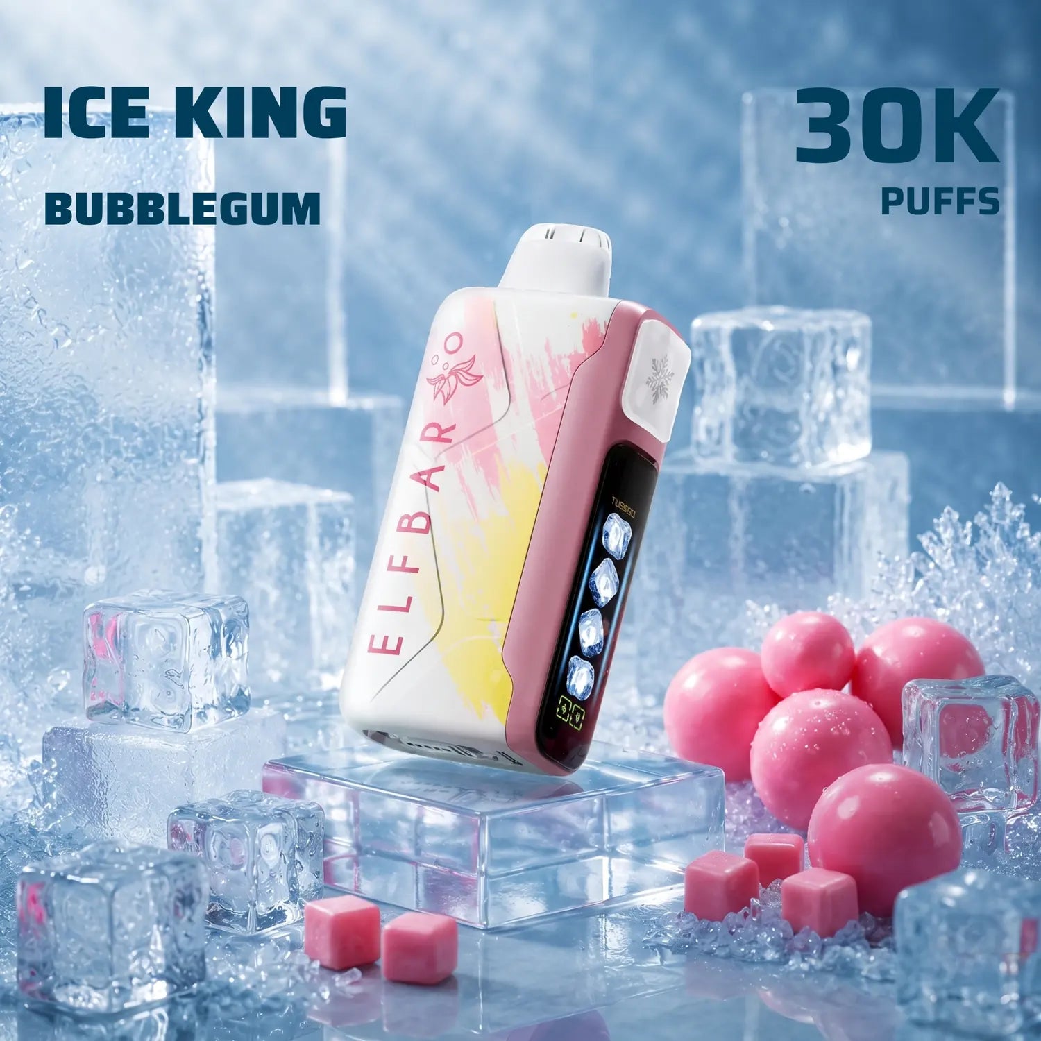 ELFBAR Ice King 30K disposable vape - Bubblegum flavour