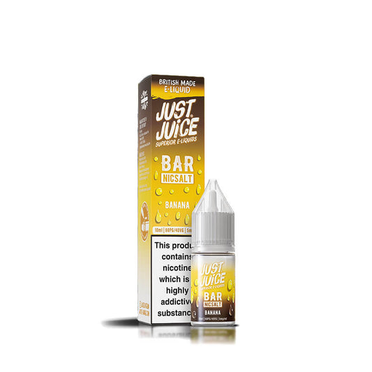 Just Juice Bar Range Banana 10ml Nic Salt E-Liquid