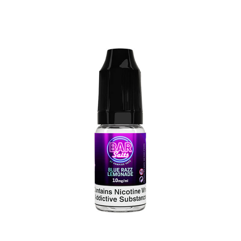 Bar Salts Blue Razz Lemonade 10ml Nic Salt E-Liquid By Vampire Vape