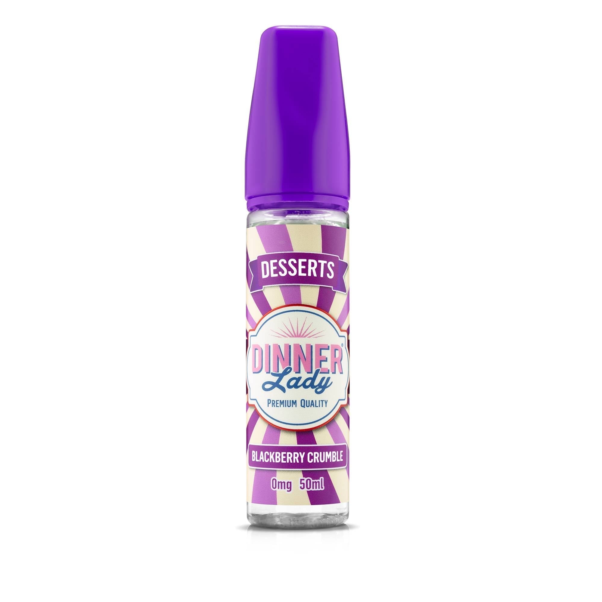 Blackberry Crumble - Dinner Lady | 60ML Vape Juice | 3MG,6MG |