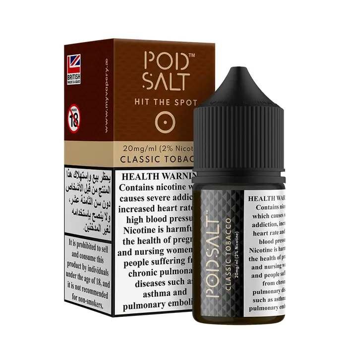 Pod Salt Classic Tobacco - Nicotine Salt