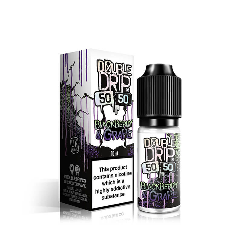 Double Drip Blackberry & Grape 50/50 E-Liquid