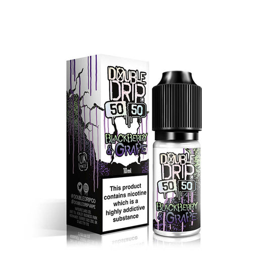 Double Drip Blackberry & Grape 50/50 E-Liquid