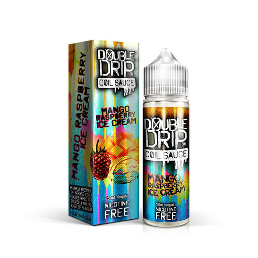 Double Drip Mango Raspberry Ice Cream Shortfill E-Liquid 50ml