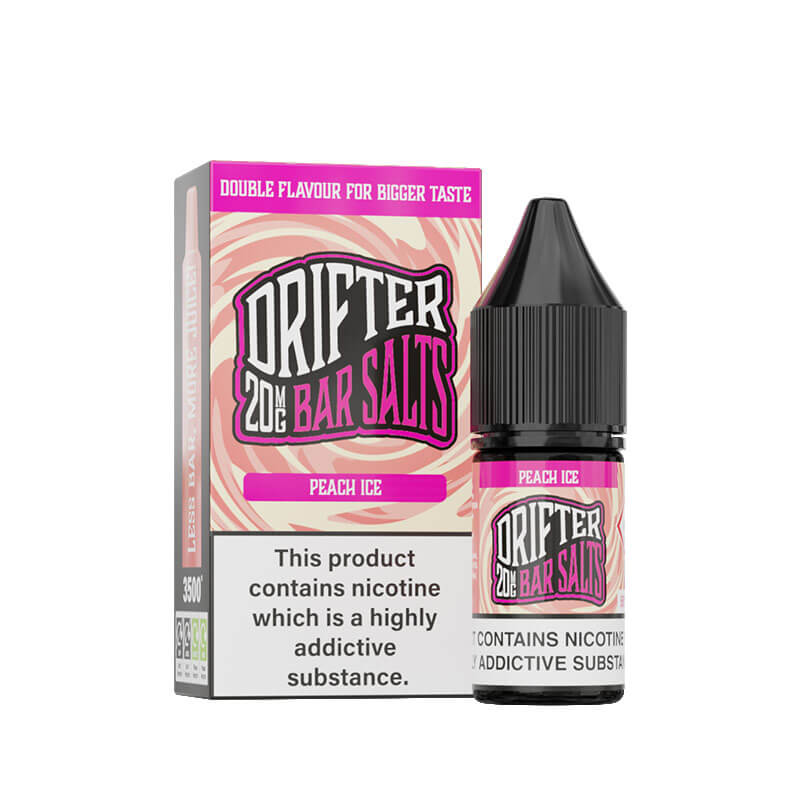 Drifter Bar Salts Peach Ice 10ml Nic Salt E-Liquid
