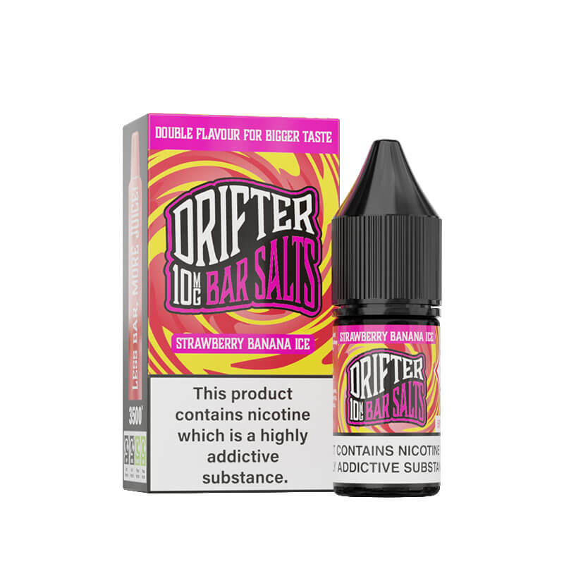 Drifter Bar Salts Strawberry Banana Ice 10ml Nic Salt E-Liquid