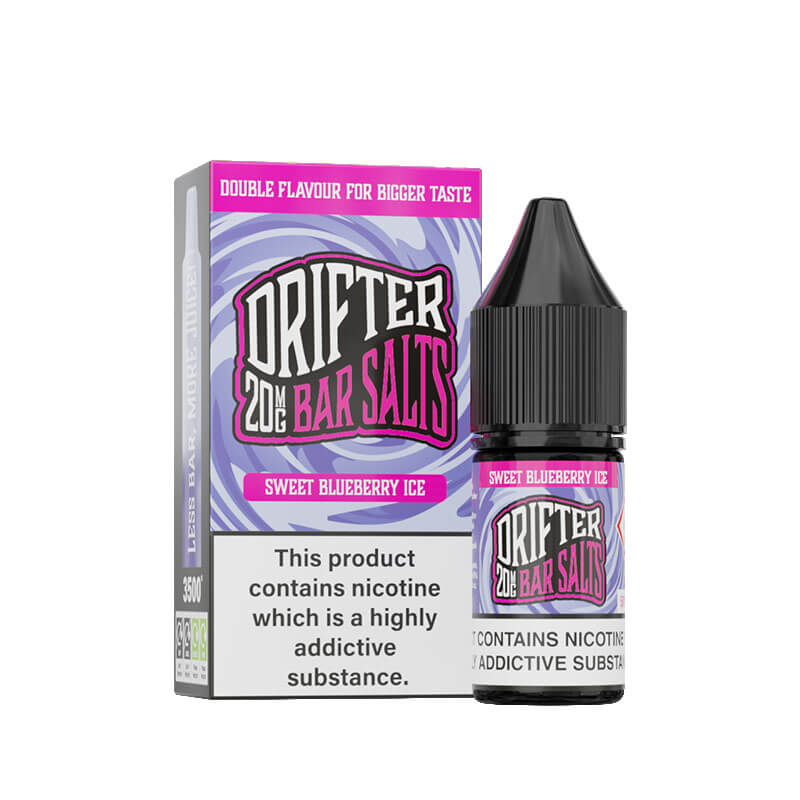 Drifter Bar Salts Sweet Blueberry Ice 10ml Nic Salt E-Liquid