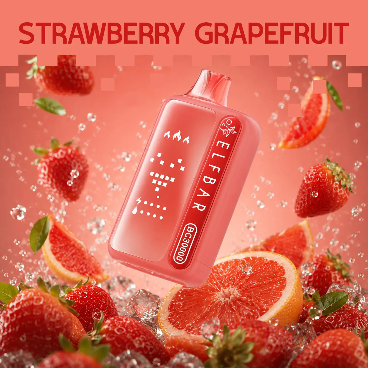 ELF BAR BC 30000 disposable vape - Strawberry Grapefruit flavour