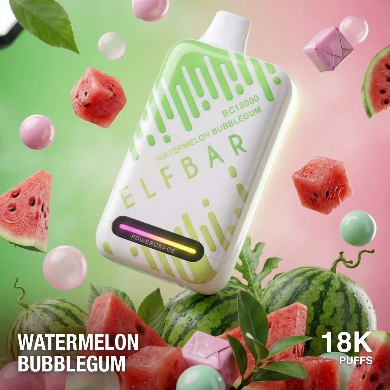 ELF BAR BC18000 Dual Mode Dual Experience disposable vape - Watermelon flavour