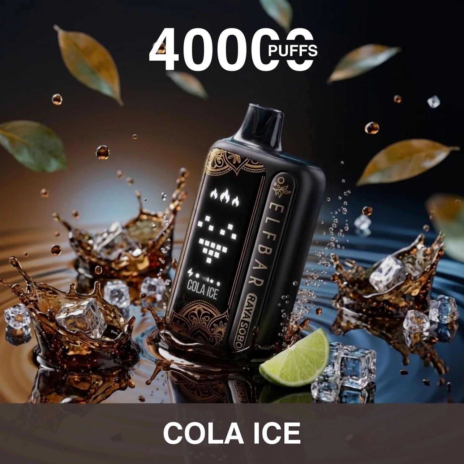 Elf Bar Raya Sobo 40000 disposable vape - Cola Ice flavour