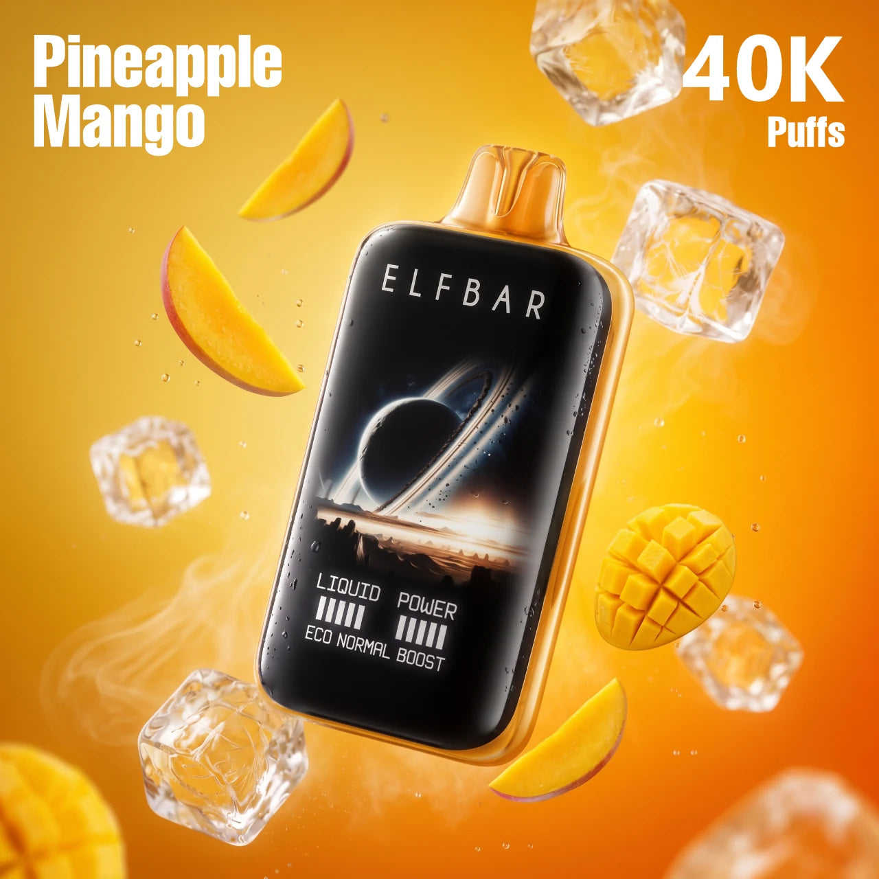 ELFBAR MoonNight 40k disposable vape - Pineapple Mango flavour