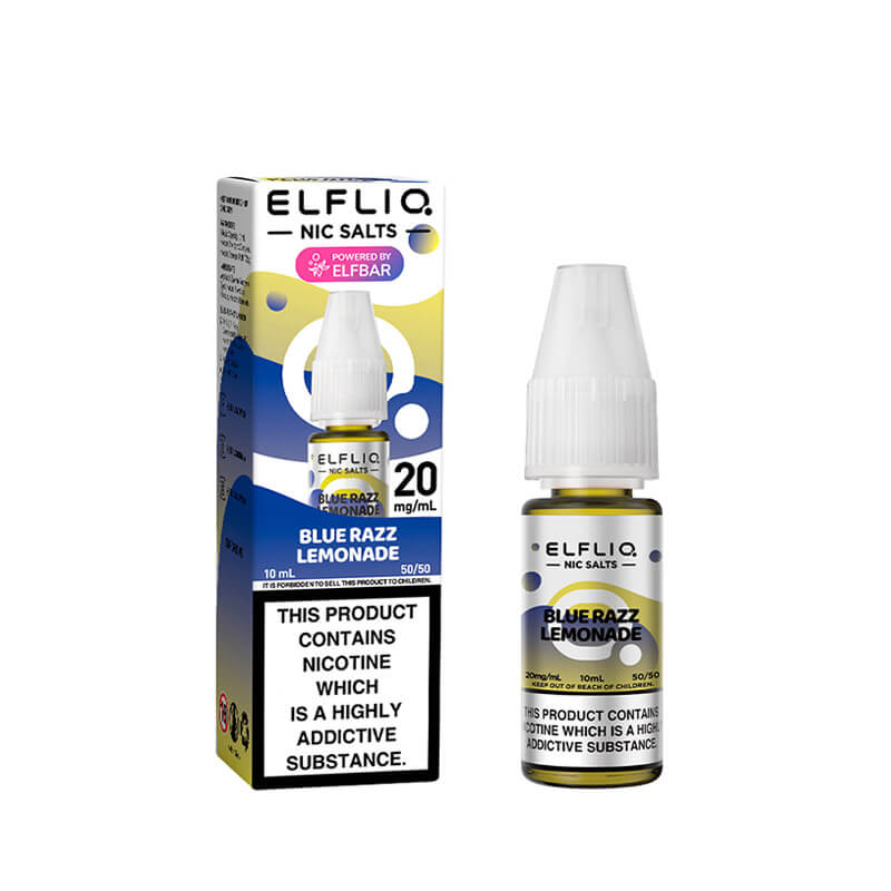 Elf Bar ElfLiq Blue Razz Lemonade Nic Salt E-Liquid