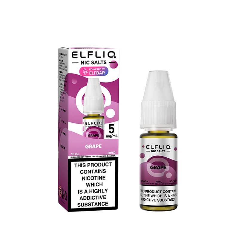 Elf Bar ElfLiq Grape Nic Salt E-Liquid