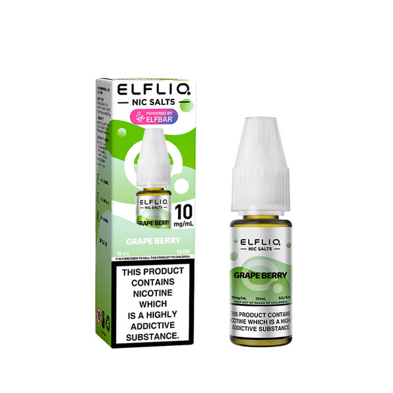 Elf Bar ElfLiq Grape Berry Nic Salt E-Liquid