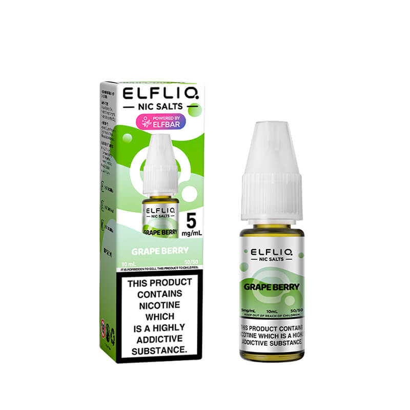 Elf Bar ElfLiq Grape Berry Nic Salt E-Liquid