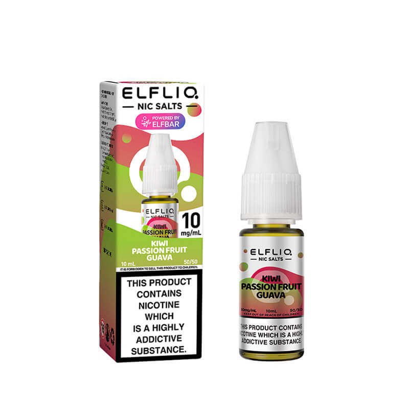 Elf Bar ElfLiq Kiwi Passionfruit Guava Nic Salt E-Liquid