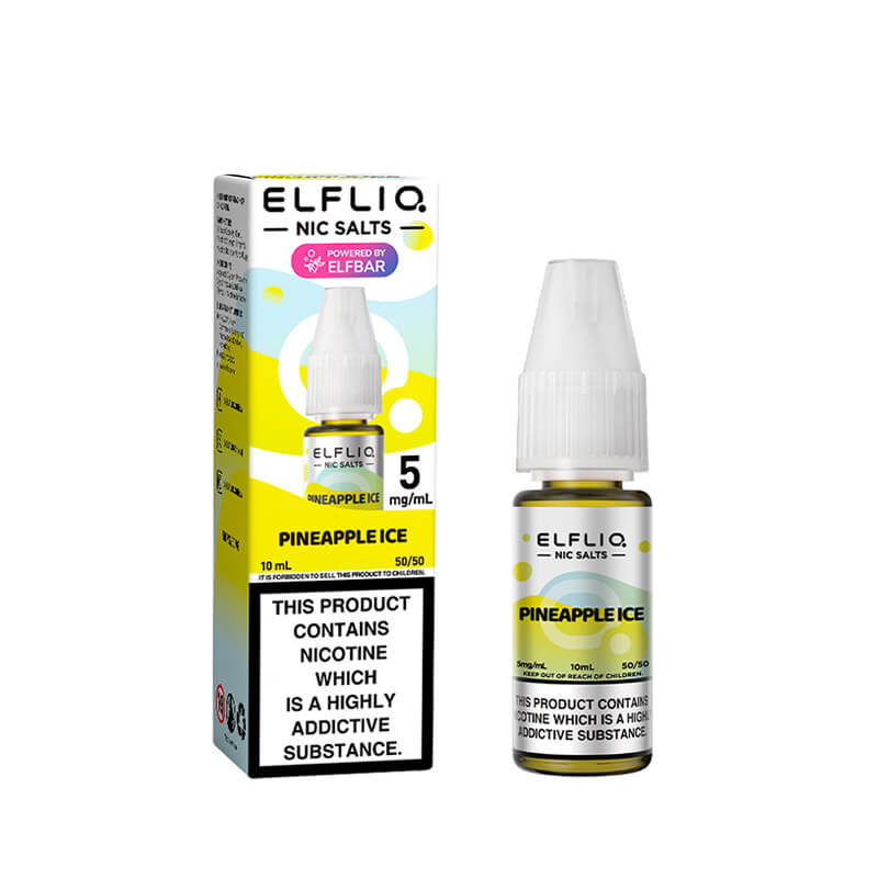 Elf Bar ElfLiq Pineapple Ice Nic Salt E-Liquid
