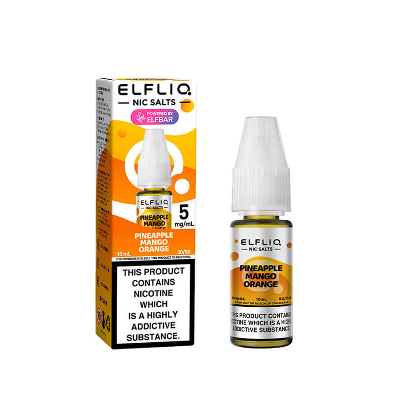 Elf Bar ElfLiq Pineapple Mango Orange 10ml Nic Salt E-Liquid