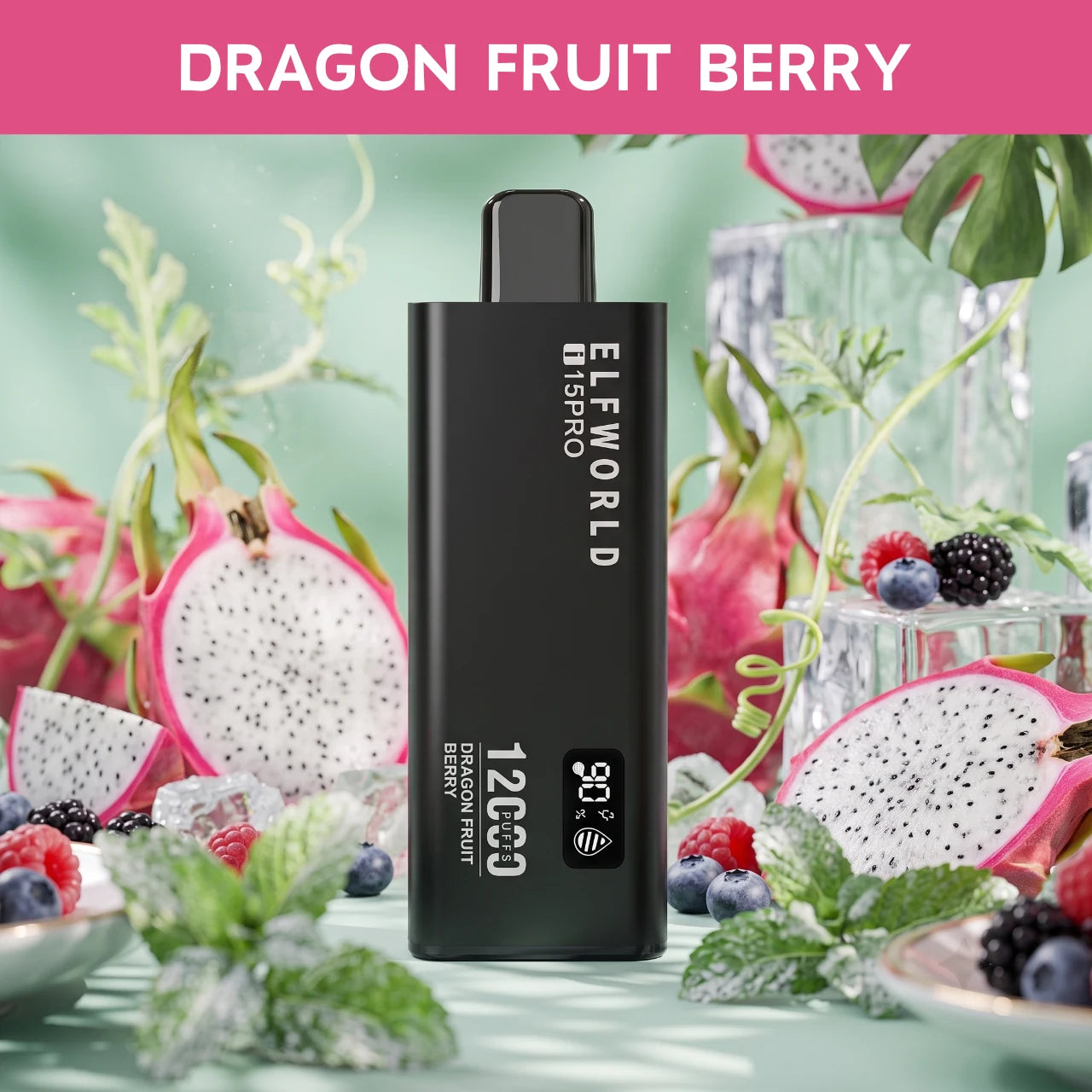 ELFWORLD i15PRO – 12000 disposable vape - Fruit Berry flavour