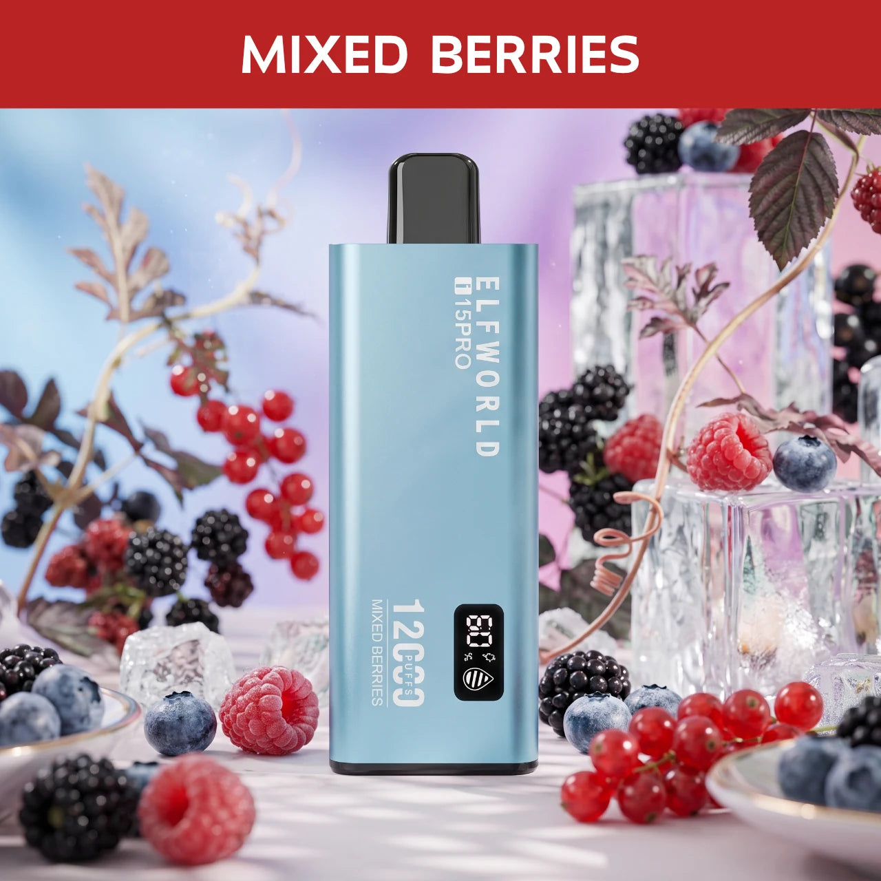 ELFWORLD i15PRO – 12000 disposable vape - Mint Ice flavour