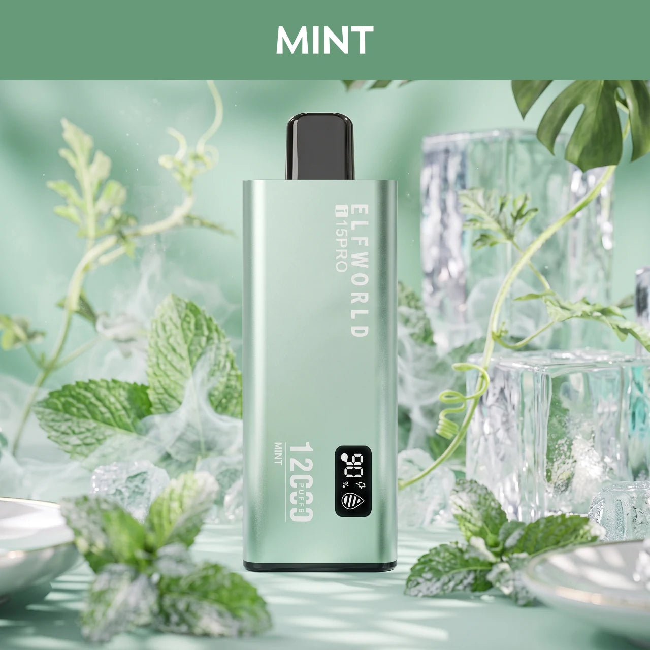 ELFWORLD i15PRO – 12000 disposable vape - Mint flavour