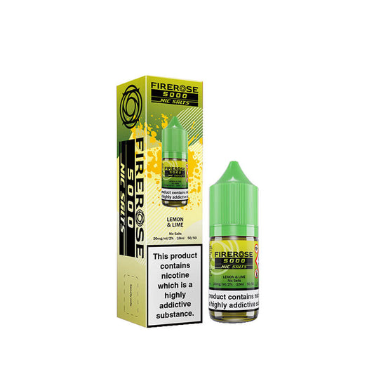 Elux Firerose 5000 Lemon Lime 10ml Nic Salt E-Liquid