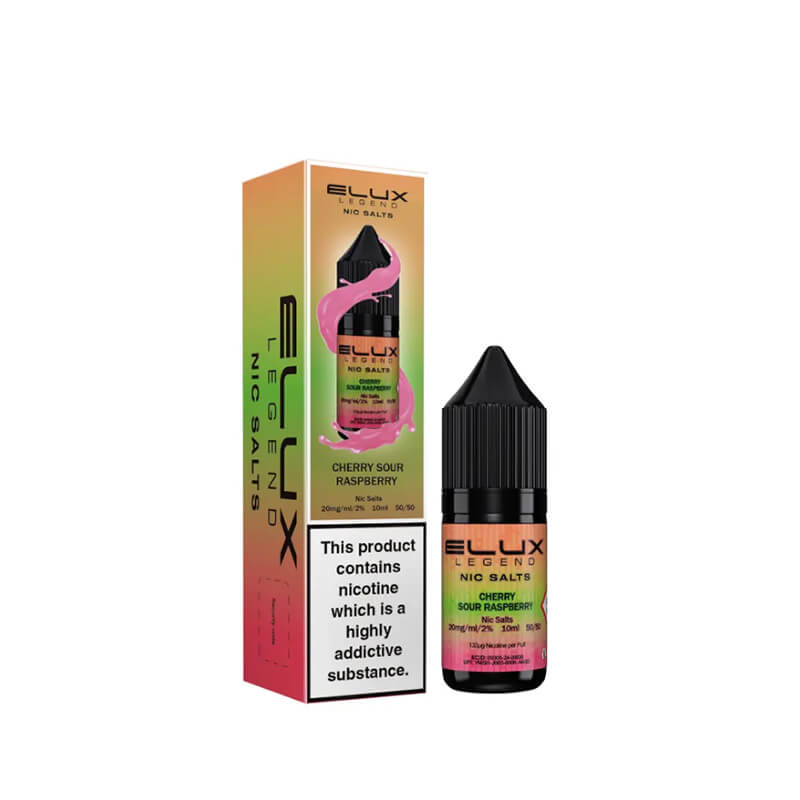 Elux Legend Cherry Sour Raspberry Nic Salt E-Liquid 10ml