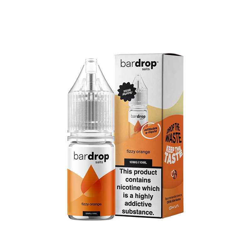 Bar Drop Fizzy Orange 10ml Nic Salts E-Liquid