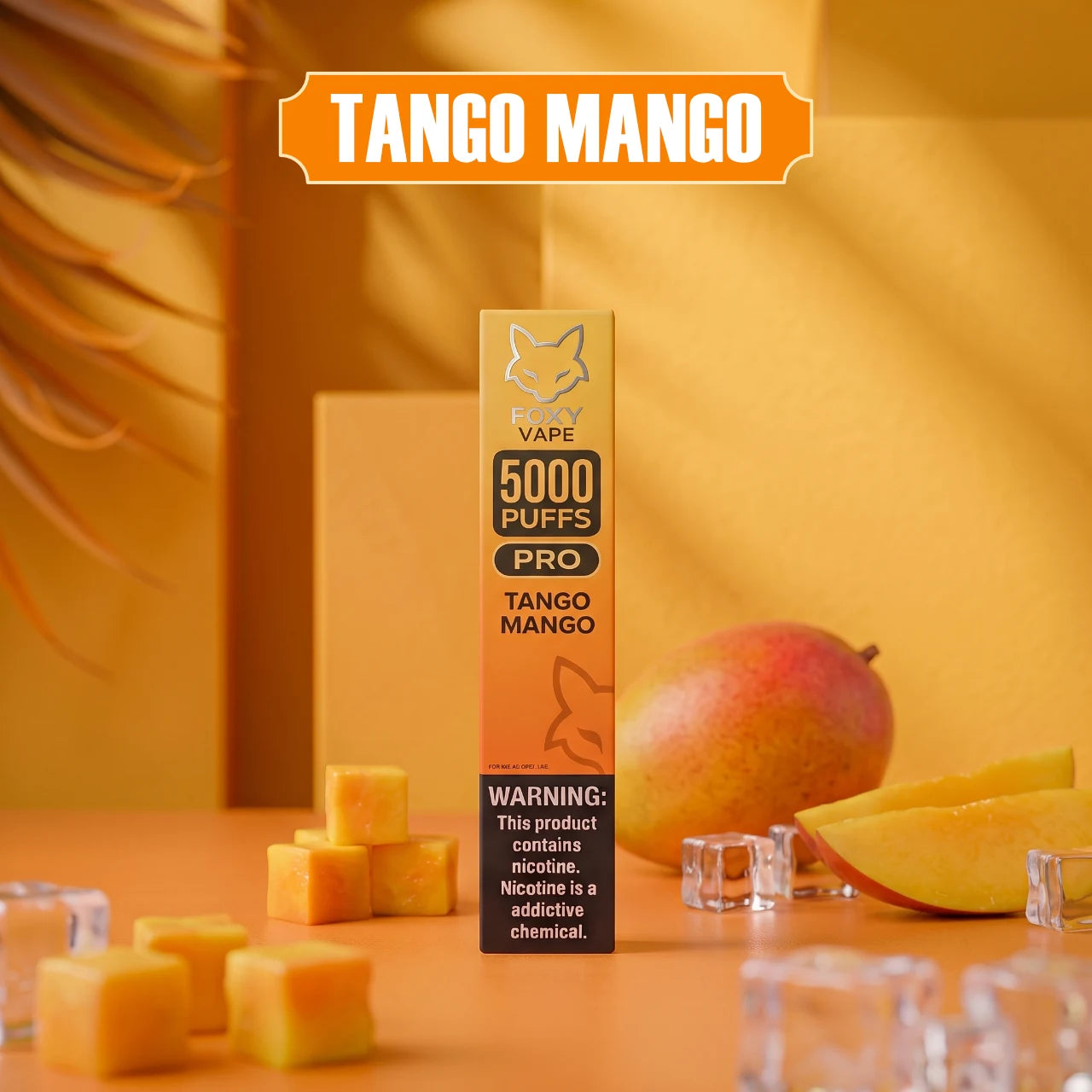 Foxy Pro - 5000 disposable vape - Tango Mango flavour