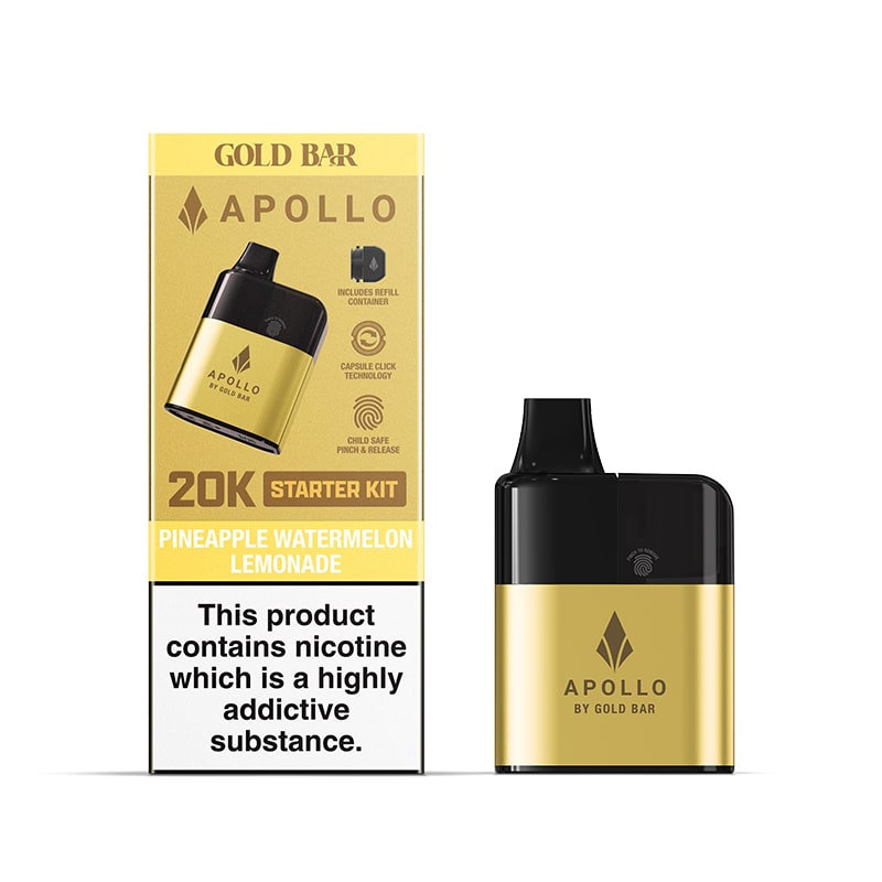 Gold Bar Apollo Prefilled Pod Vape Kit