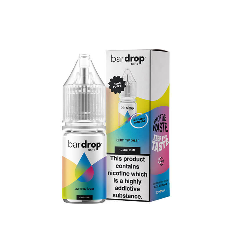 Bar Drop Gummy Bear 10ml Nic Salts E-Liquid