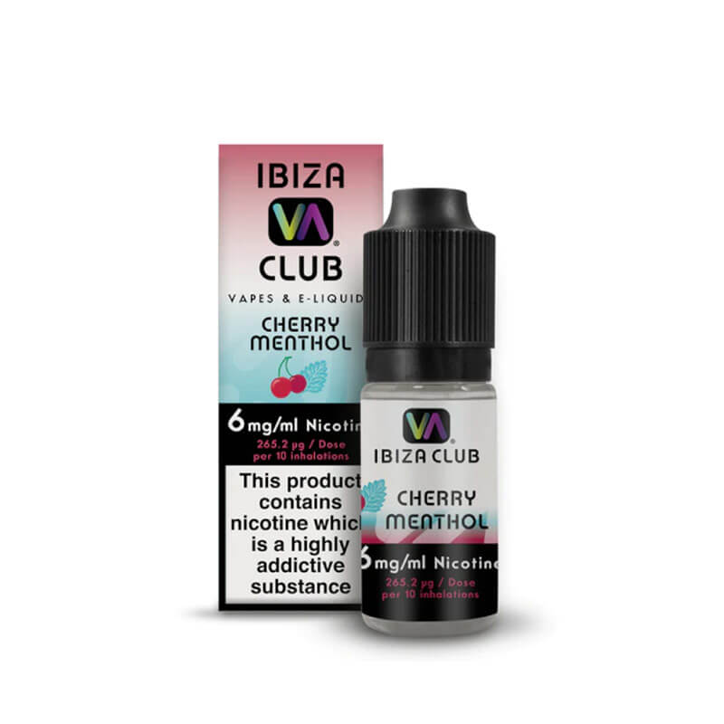 Ibiza Club Cherry Menthol 50/50  E-Liquid - 6mg