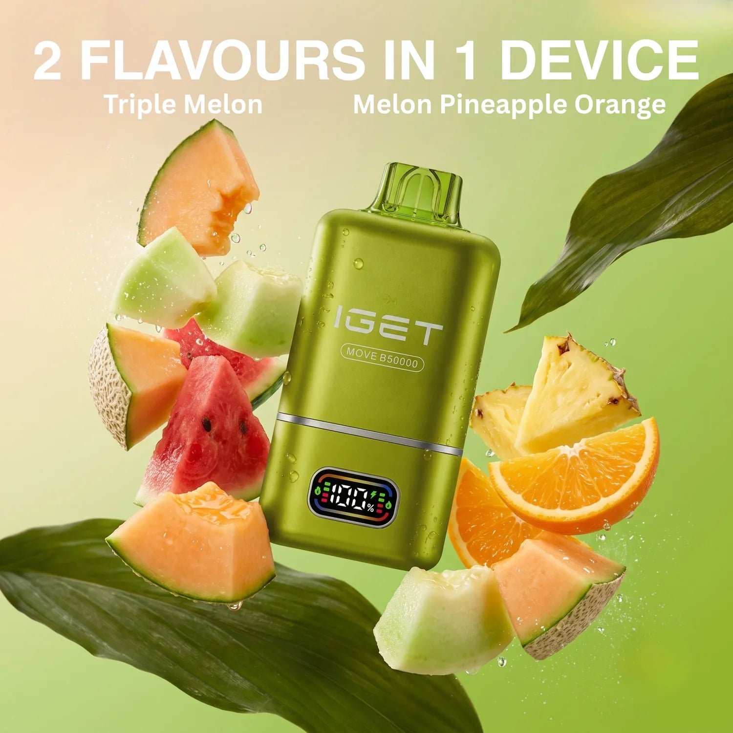 IGET Move 50K disposable vape - Pineapple Orange flavour
