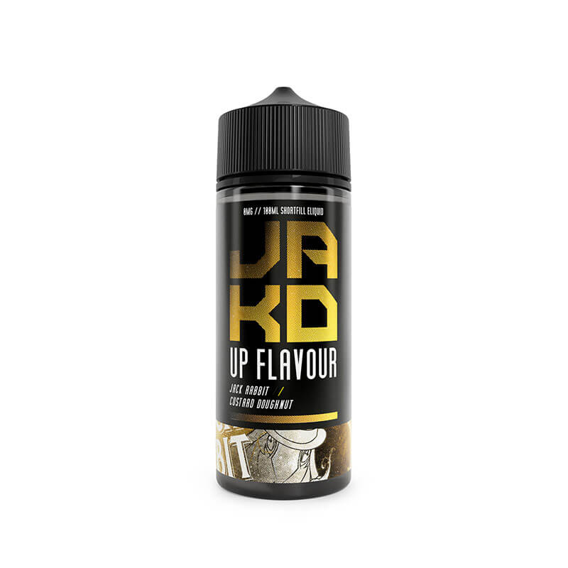 JAK'D Jack Rabbit Custard Doughnut 100ml Shortfill E-Liquid