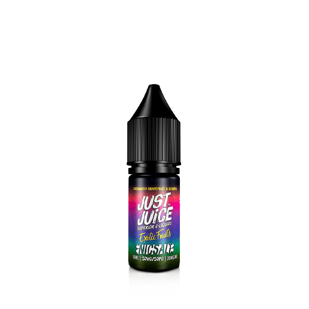 Just Juice Exotic Fruits Cherimoya, Grapefruit & Mixed Berries Nic Salt E-Liquid