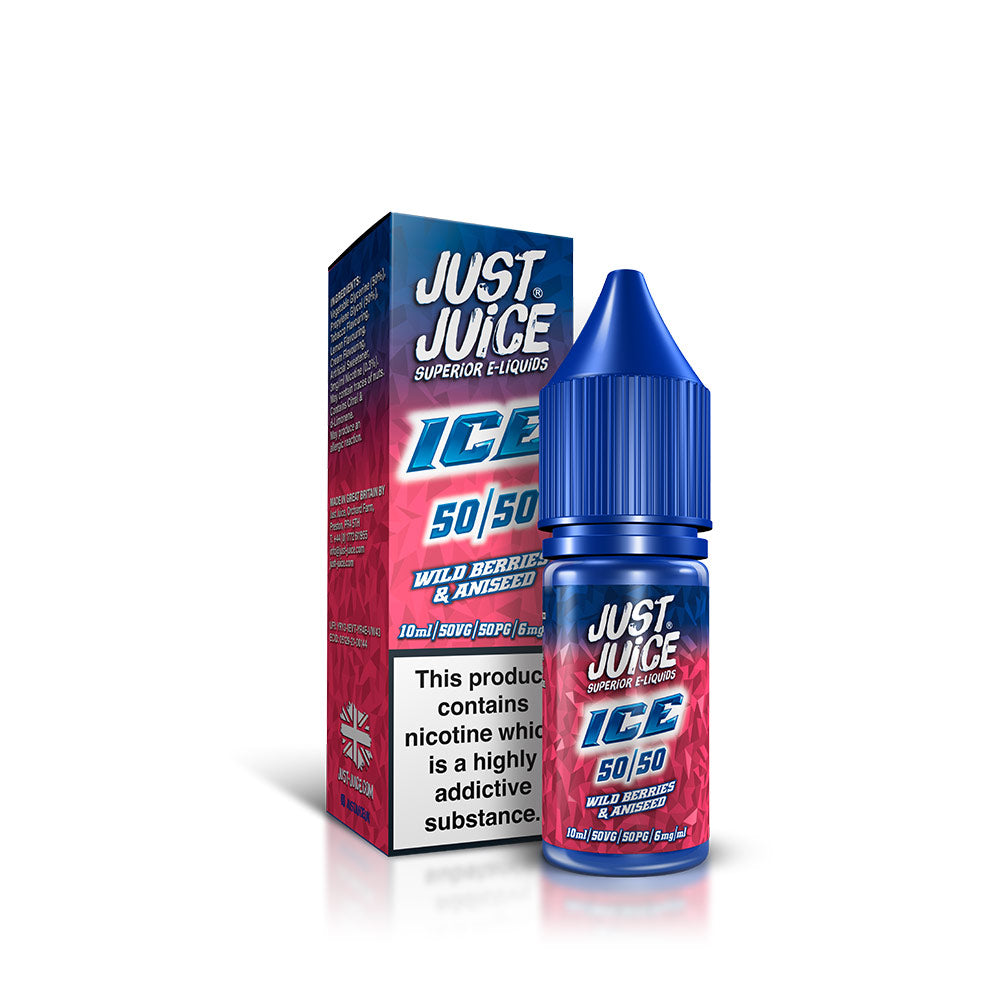 Just Juice Wild Berries & Aniseed Ice 10ml 50/50 E-Liquid