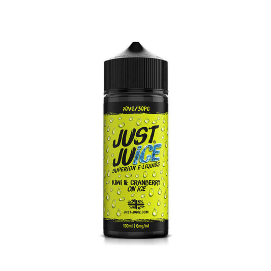 Just Juice Kiwi & Cranberry On Ice 100ml Shortfill E-Liquid