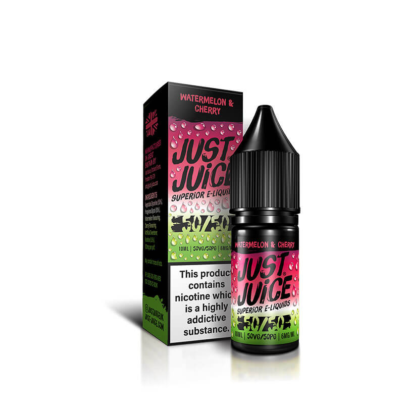 Just Juice Watermelon & Cherry 50/50 10ml E-Liquid