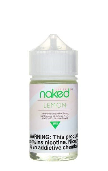 Lemon by Naked 100 Fusion E-Liquids 60ml, 3,6,12MG