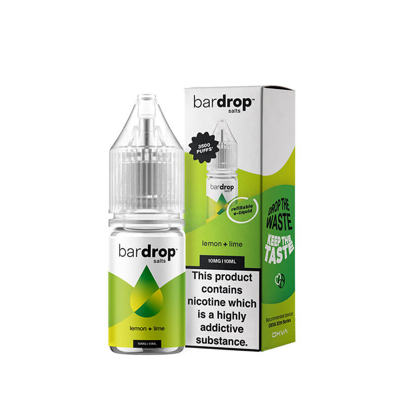 Bar Drop Lemon Lime 10ml Nic Salts E-Liquid
