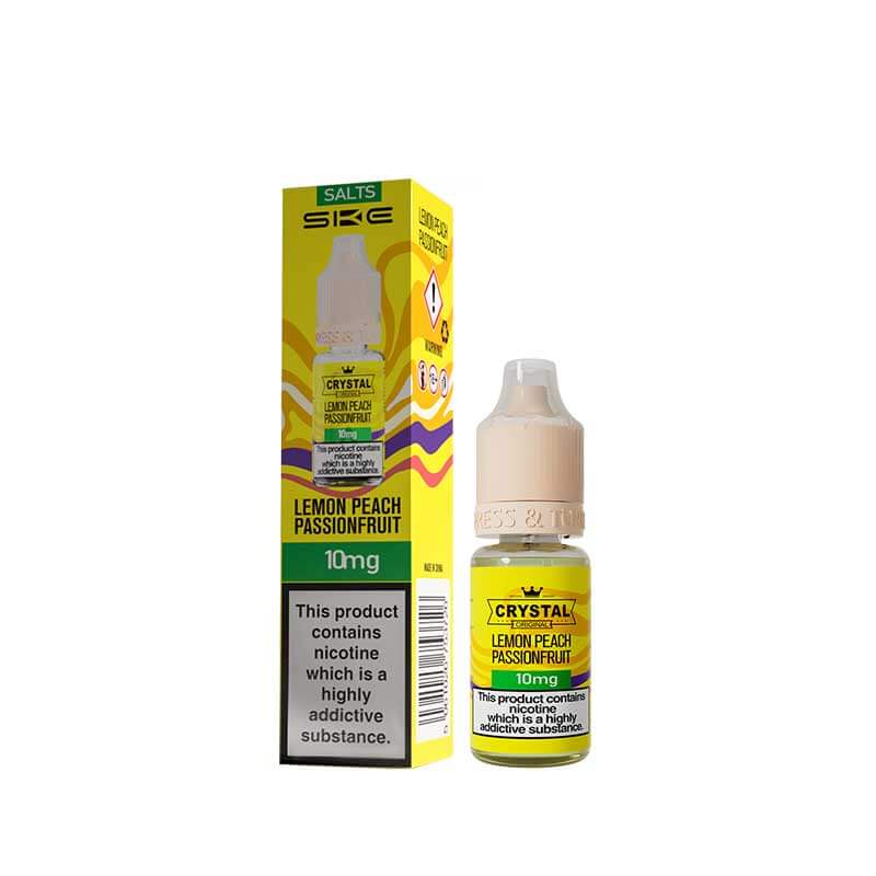 SKE Crystal Lemon Peach Passionfruit Nic Salt E-Liquid 10ml