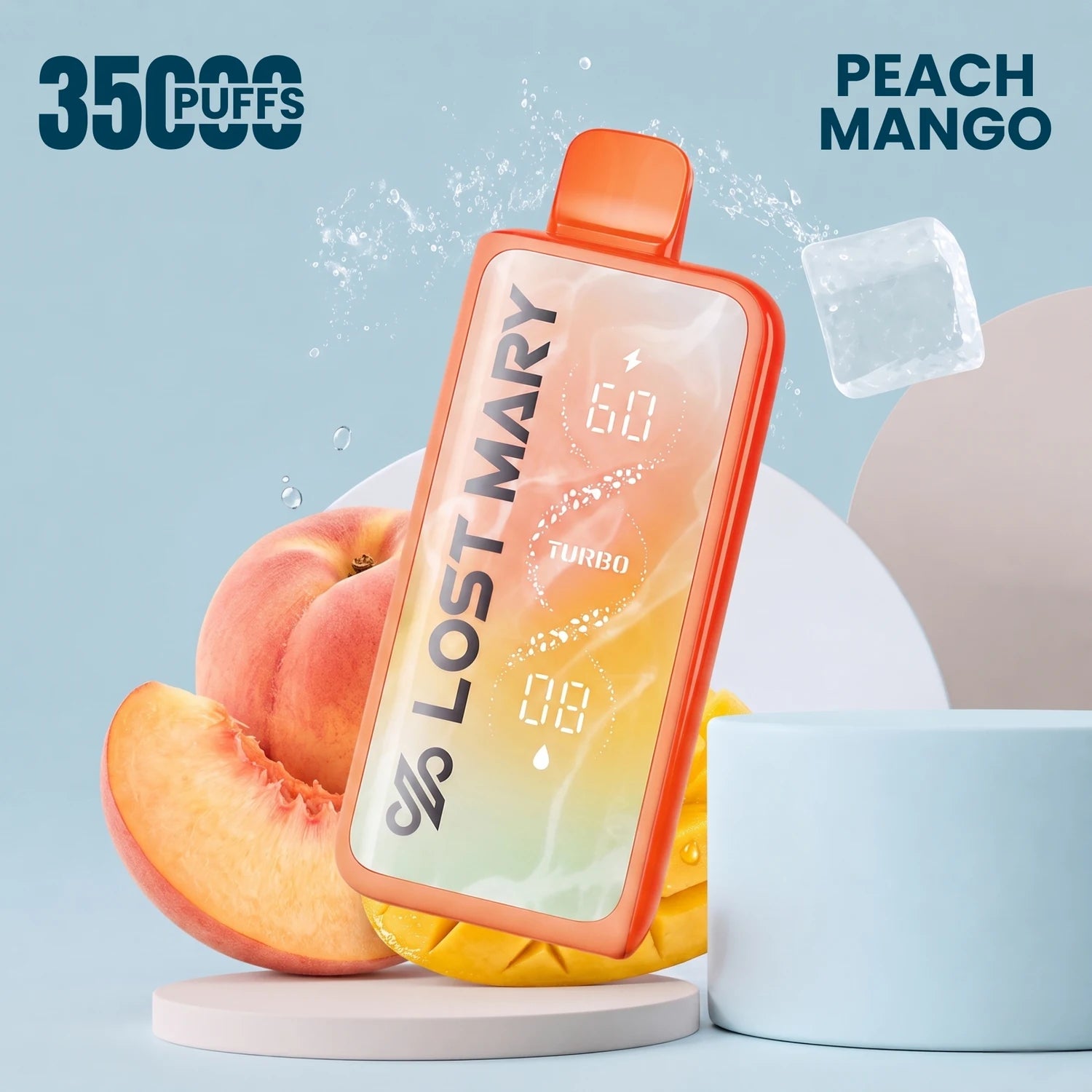 LostMary MT35000 disposable vape - Peach Mango flavour
