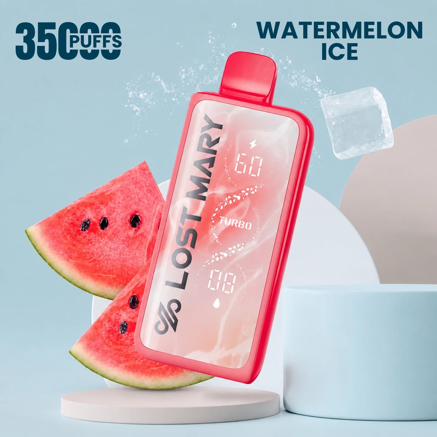 LostMary MT35000 disposable vape - Watermelon Ice flavour
