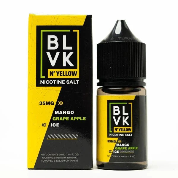 MANGO GRAPE APPLE ICE - BLVK N' YELLOW SALTS - 30ML